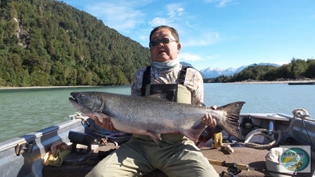 Fotos da pesca esportiva em Chaiten no Chile